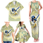 Splendid Fairy-wren Personalised Family Matching Tank Maxi Dress and Hawaiian Shirt Aboriginal Australian Dot Painting - Aussie Hoodie