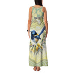 Splendid Fairy-wren Personalised Family Matching Tank Maxi Dress and Hawaiian Shirt Aboriginal Australian Dot Painting - Aussie Hoodie