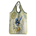 Splendid Fairy-wren Personalised Grocery Bag Aboriginal Australian Dot Painting - Aussie Hoodie