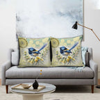Splendid Fairy-wren Personalised Pillow Cover Aboriginal Australian Dot Painting - Aussie Hoodie