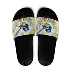 Splendid Fairy-wren Personalised Slide Sandals Aboriginal Australian Dot Painting - Aussie Hoodie