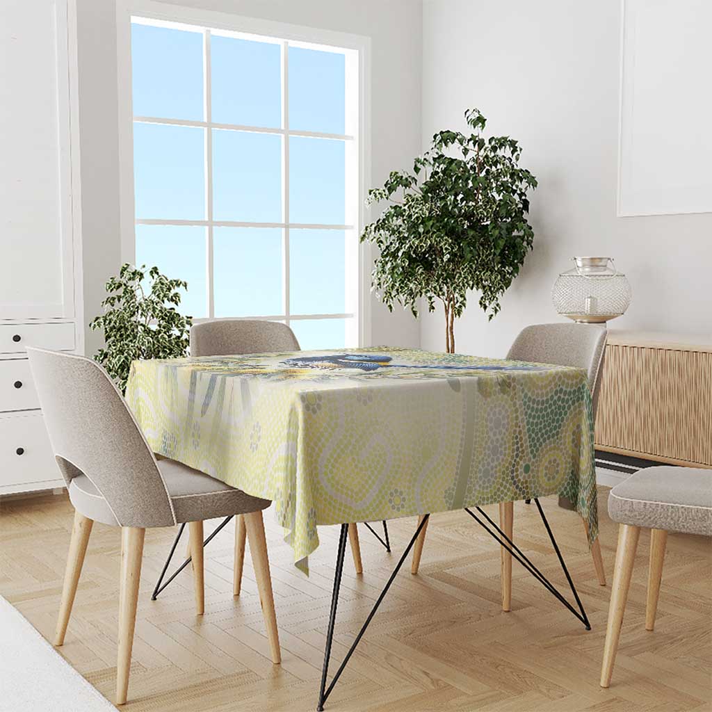Splendid Fairy-wren Personalised Tablecloth Aboriginal Australian Dot Painting - Aussie Hoodie