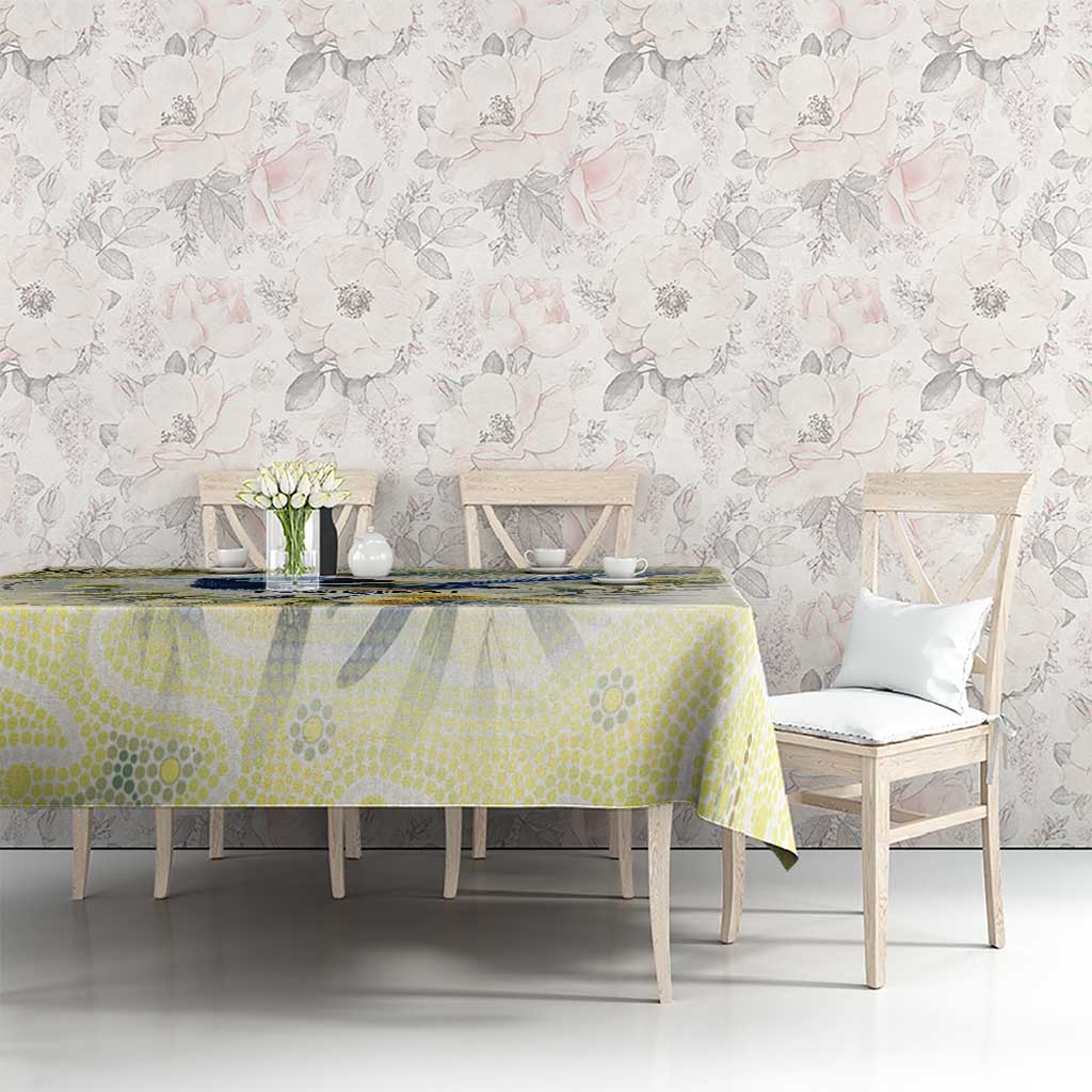 Splendid Fairy-wren Personalised Tablecloth Aboriginal Australian Dot Painting - Aussie Hoodie