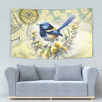 Splendid Fairy-wren Personalised Tapestry Aboriginal Australian Dot Painting - Aussie Hoodie