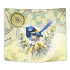 Splendid Fairy-wren Personalised Tapestry Aboriginal Australian Dot Painting - Aussie Hoodie