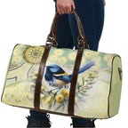 Splendid Fairy-wren Personalised Travel Bag Aboriginal Australian Dot Painting - Aussie Hoodie