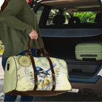 Splendid Fairy-wren Personalised Travel Bag Aboriginal Australian Dot Painting - Aussie Hoodie