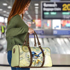 Splendid Fairy-wren Personalised Travel Bag Aboriginal Australian Dot Painting - Aussie Hoodie