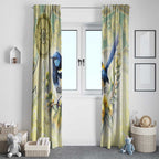 Splendid Fairy-wren Personalised Window Curtain Aboriginal Australian Dot Painting - Aussie Hoodie