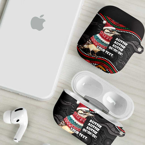 Personalised Australian Woodpecker Christmas AirPods Case - Aussie Hoodie