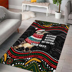 Personalised Australian Woodpecker Christmas Area Rug - Aussie Hoodie