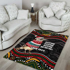 Personalised Australian Woodpecker Christmas Area Rug - Aussie Hoodie