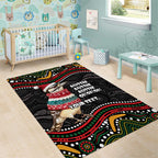 Personalised Australian Woodpecker Christmas Area Rug - Aussie Hoodie