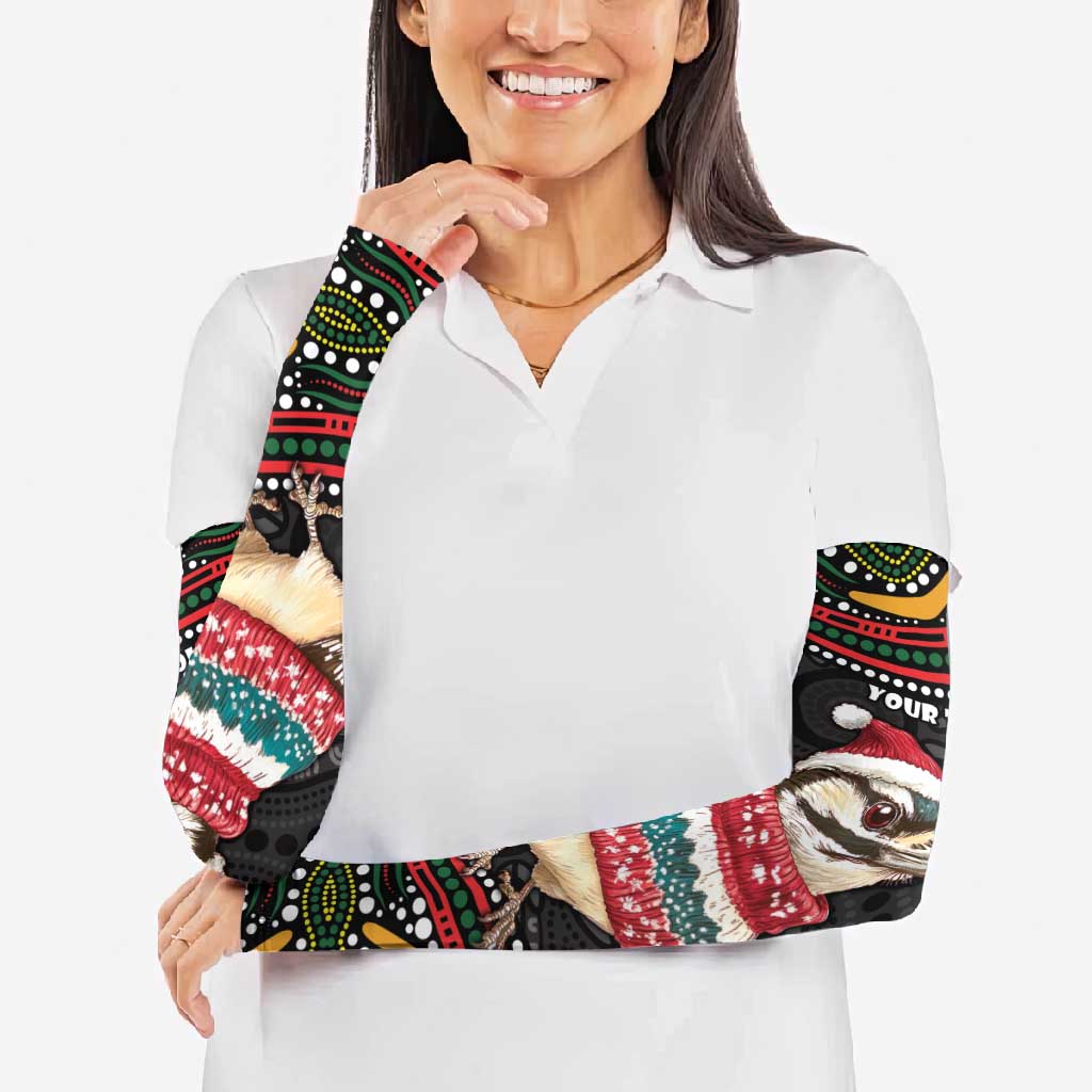 Personalised Australian Woodpecker Christmas Arm Sleeves - Aussie Hoodie