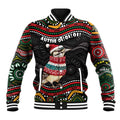 Personalised Australian Woodpecker Christmas Baseball Jacket - Aussie Hoodie