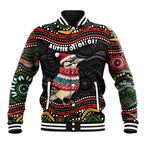 Personalised Australian Woodpecker Christmas Baseball Jacket - Aussie Hoodie