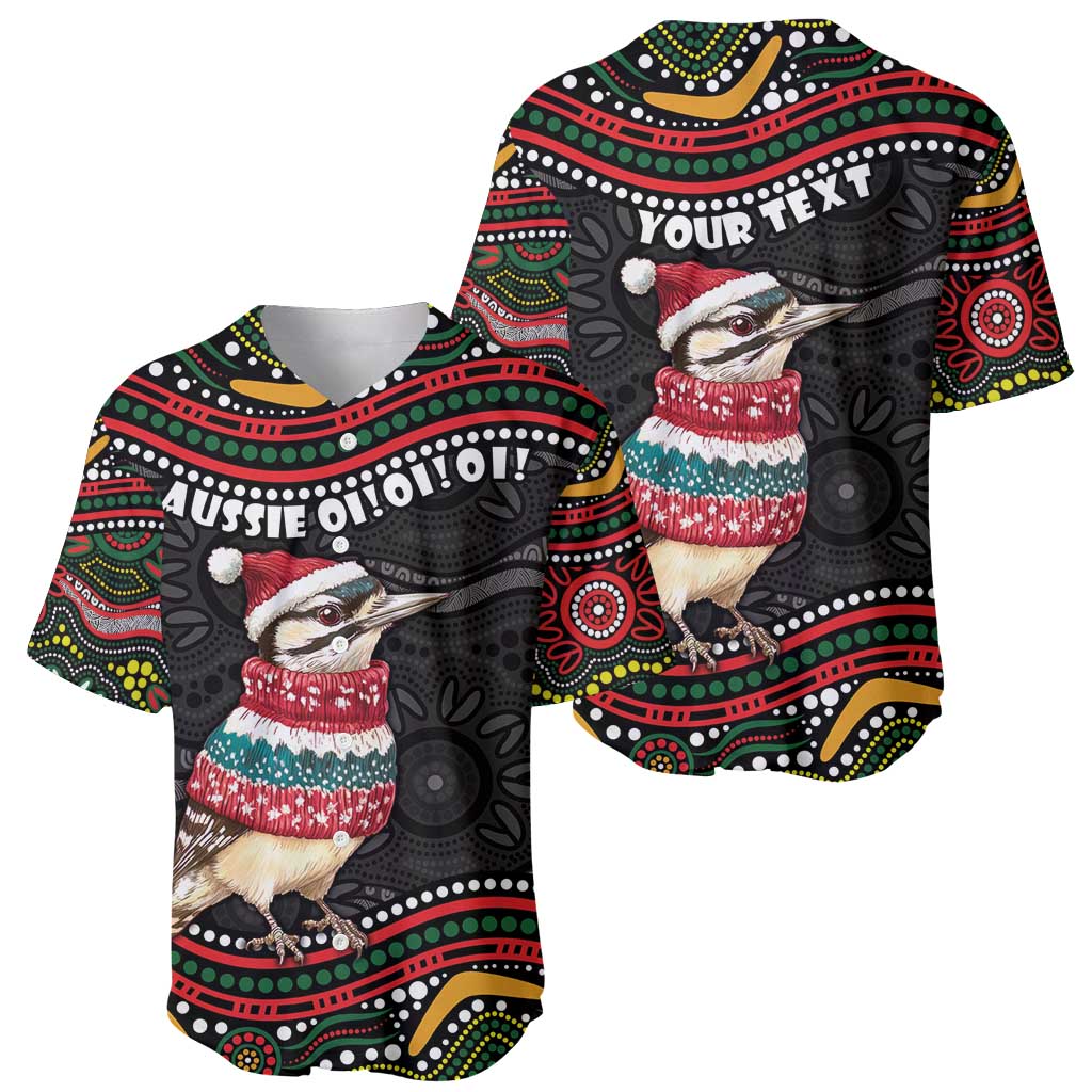 Personalised Australian Woodpecker Christmas Baseball Jersey - Aussie Hoodie