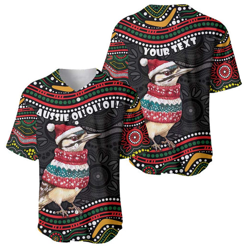 Personalised Australian Woodpecker Christmas Baseball Jersey - Aussie Hoodie