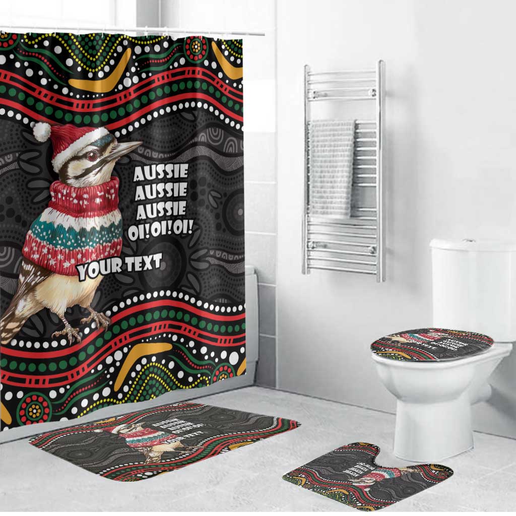 Personalised Australian Woodpecker Christmas Bathroom Set - Aussie Hoodie
