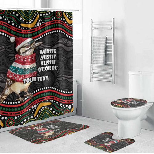 Personalised Australian Woodpecker Christmas Bathroom Set - Aussie Hoodie