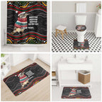 Personalised Australian Woodpecker Christmas Bathroom Set - Aussie Hoodie