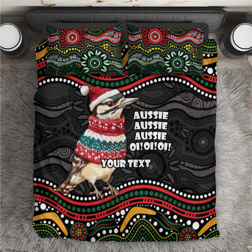 Personalised Australian Woodpecker Christmas Bedding Set - Aussie Hoodie