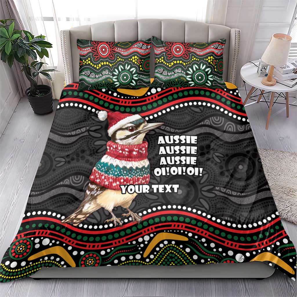 Personalised Australian Woodpecker Christmas Bedding Set - Aussie Hoodie