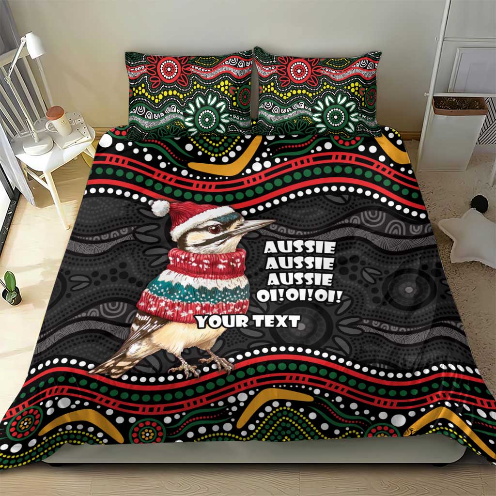 Personalised Australian Woodpecker Christmas Bedding Set - Aussie Hoodie