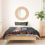 Personalised Australian Woodpecker Christmas Bedding Set - Aussie Hoodie