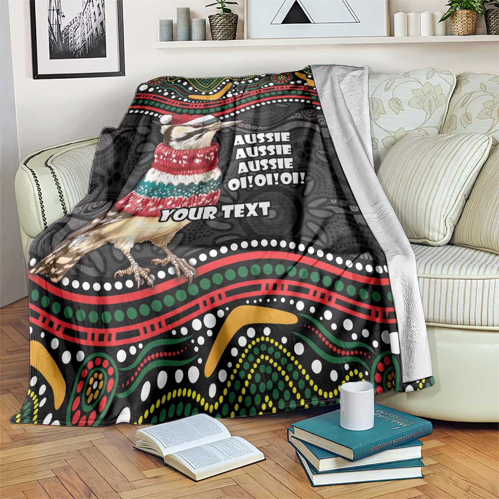 Personalised Australian Woodpecker Christmas Blanket - Aussie Hoodie