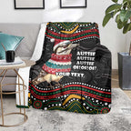Personalised Australian Woodpecker Christmas Blanket - Aussie Hoodie