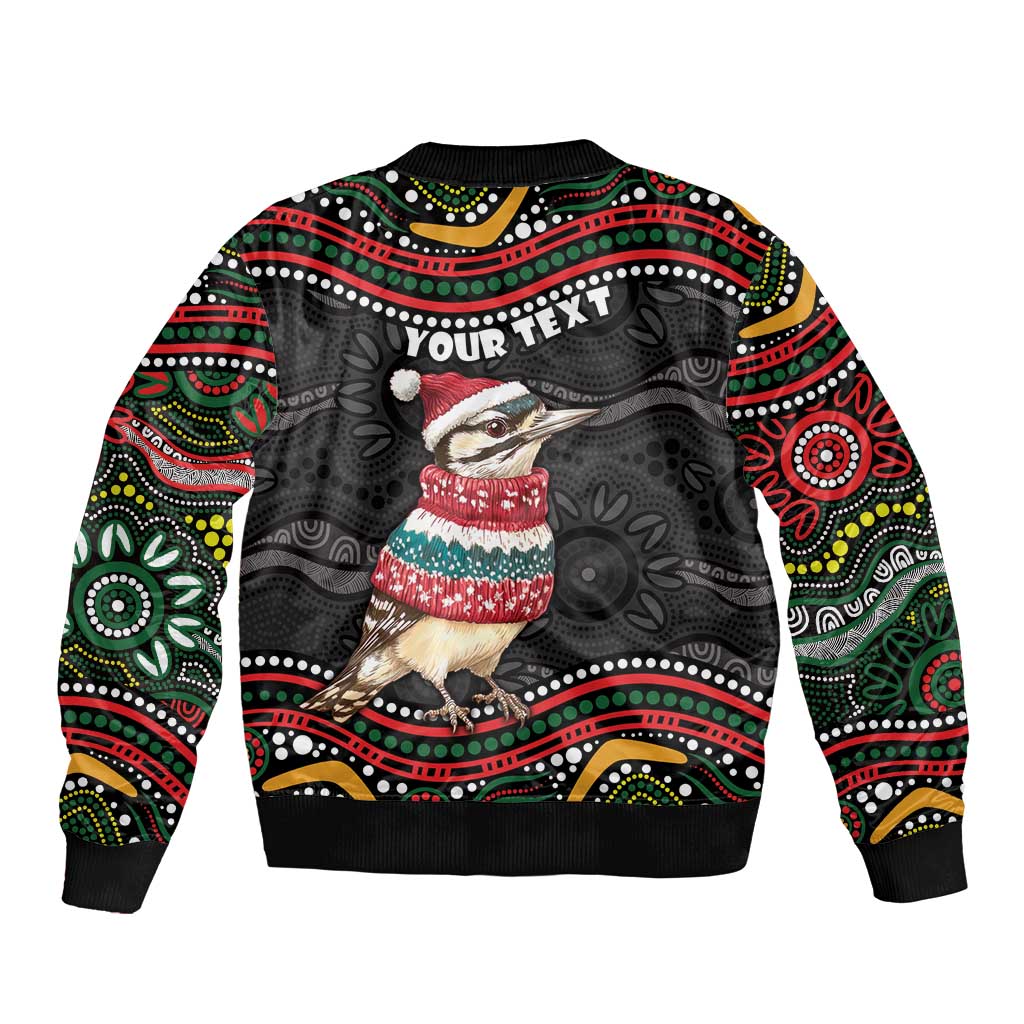 Personalised Australian Woodpecker Christmas Bomber Jacket - Aussie Hoodie