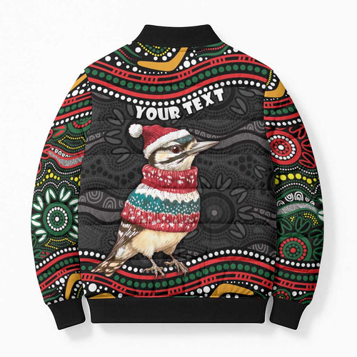 Personalised Australian Woodpecker Christmas Bomber Puffer Jacket - Aussie Hoodie