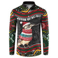 Personalised Australian Woodpecker Christmas Button Sweatshirt - Aussie Hoodie