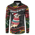Personalised Australian Woodpecker Christmas Button Sweatshirt - Aussie Hoodie
