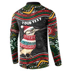 Personalised Australian Woodpecker Christmas Button Sweatshirt - Aussie Hoodie