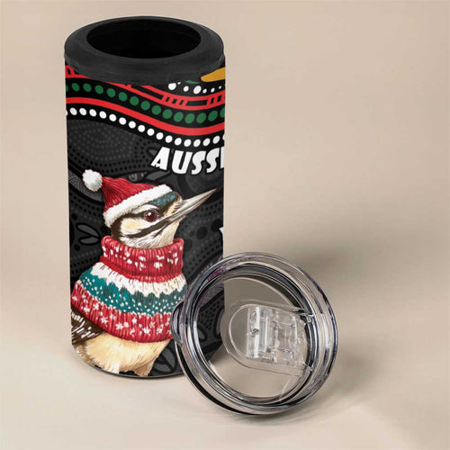 Personalised Australian Woodpecker Christmas 4 in 1 Can Cooler Tumbler - Aussie Hoodie