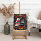 Personalised Australian Woodpecker Christmas Canvas Wall Art - Aussie Hoodie