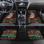 Personalised Australian Woodpecker Christmas Car Mats - Aussie Hoodie