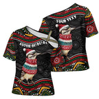 Personalised Australian Woodpecker Christmas Cross Shoulder Shirt - Aussie Hoodie