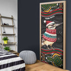 Personalised Australian Woodpecker Christmas Door Cover - Aussie Hoodie