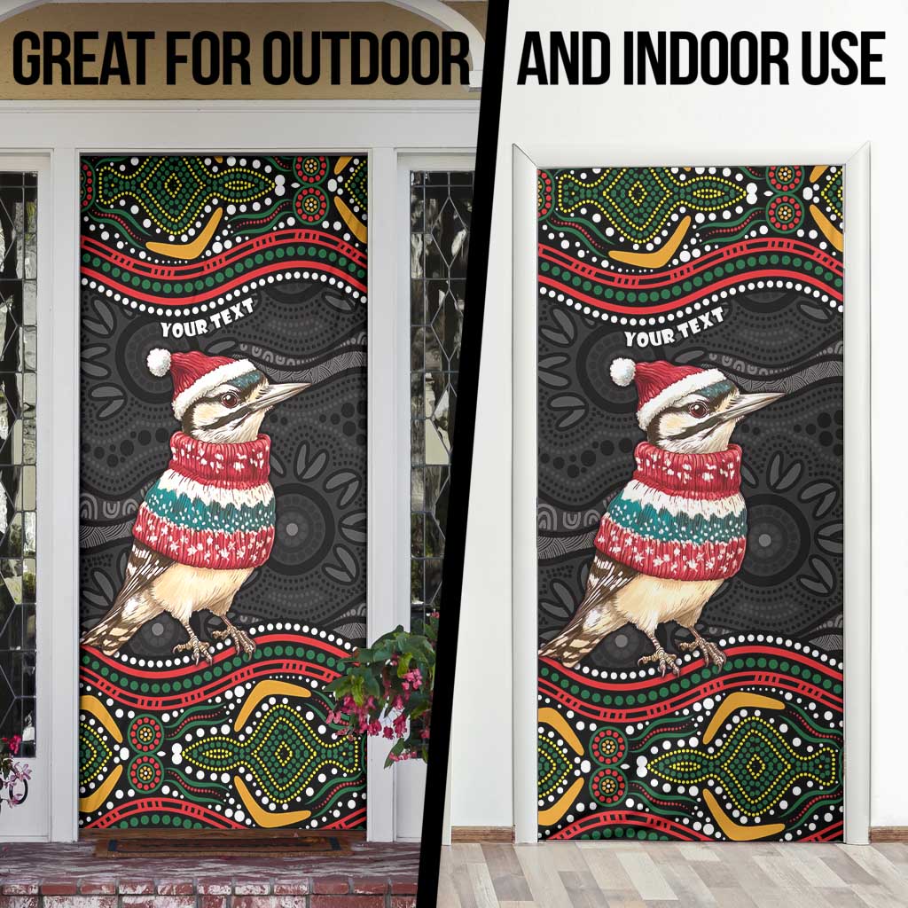 Personalised Australian Woodpecker Christmas Door Cover - Aussie Hoodie
