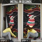 Personalised Australian Woodpecker Christmas Door Cover - Aussie Hoodie
