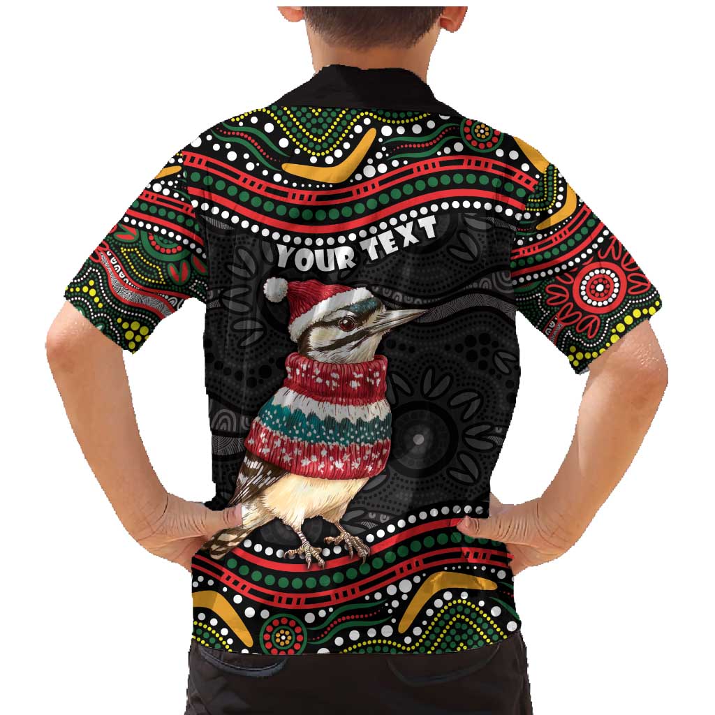 Personalised Australian Woodpecker Christmas Family Matching Mermaid Dress and Hawaiian Shirt - Aussie Hoodie
