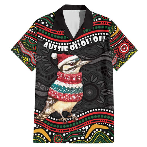 Personalised Australian Woodpecker Christmas Family Matching Mermaid Dress and Hawaiian Shirt - Aussie Hoodie
