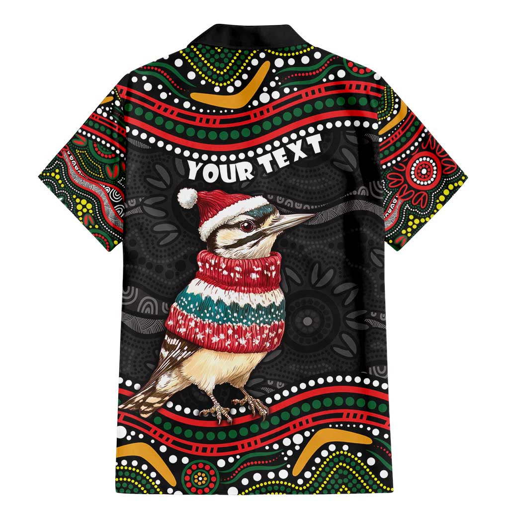 Personalised Australian Woodpecker Christmas Family Matching Mermaid Dress and Hawaiian Shirt - Aussie Hoodie