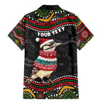 Personalised Australian Woodpecker Christmas Family Matching Mermaid Dress and Hawaiian Shirt - Aussie Hoodie