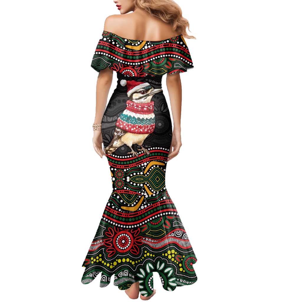 Personalised Australian Woodpecker Christmas Family Matching Mermaid Dress and Hawaiian Shirt - Aussie Hoodie