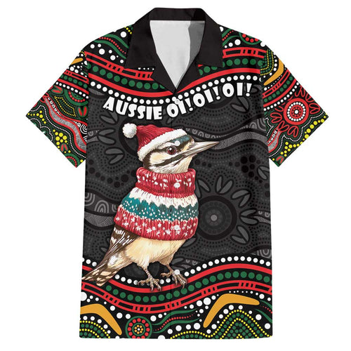 Personalised Australian Woodpecker Christmas Family Matching Summer Maxi Dress and Hawaiian Shirt - Aussie Hoodie