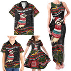 Personalised Australian Woodpecker Christmas Family Matching Tank Maxi Dress and Hawaiian Shirt - Aussie Hoodie